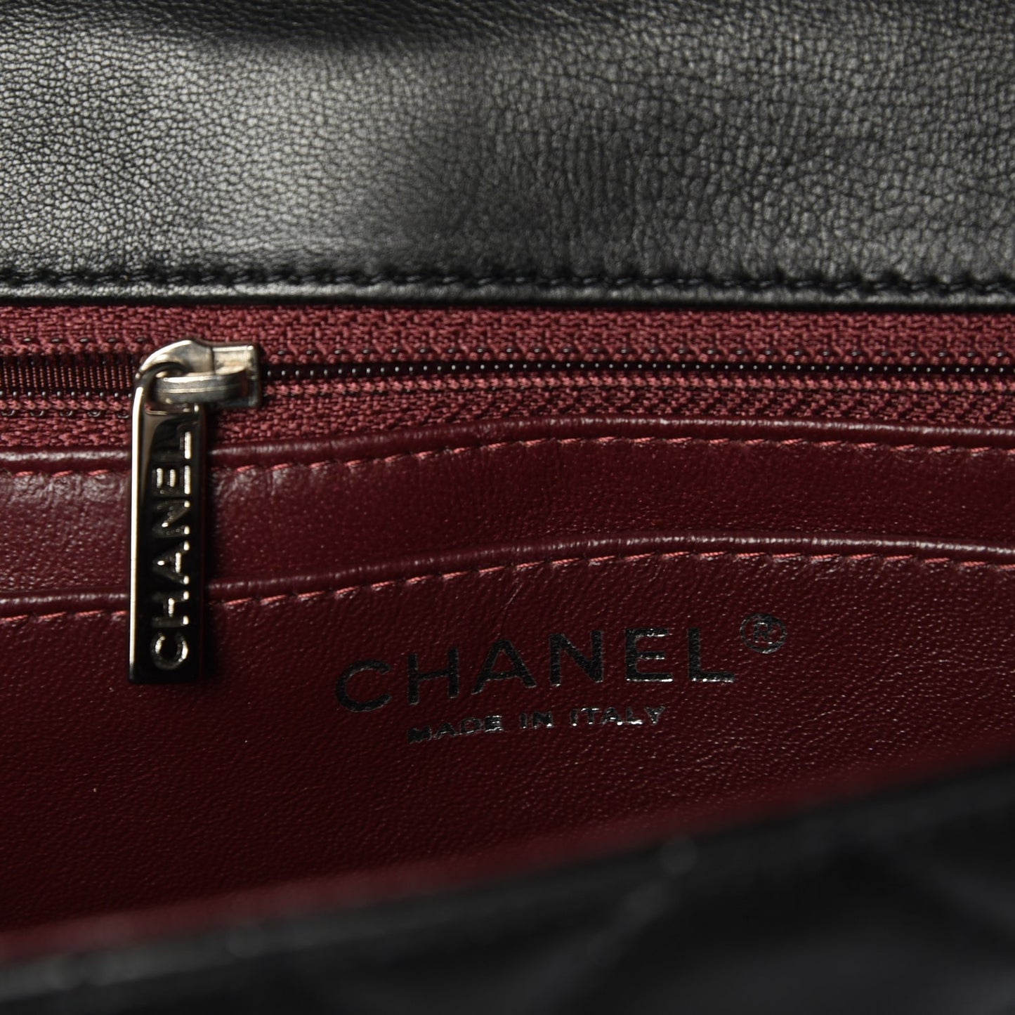 Lambskin Quilted Maxi Single Flap Black