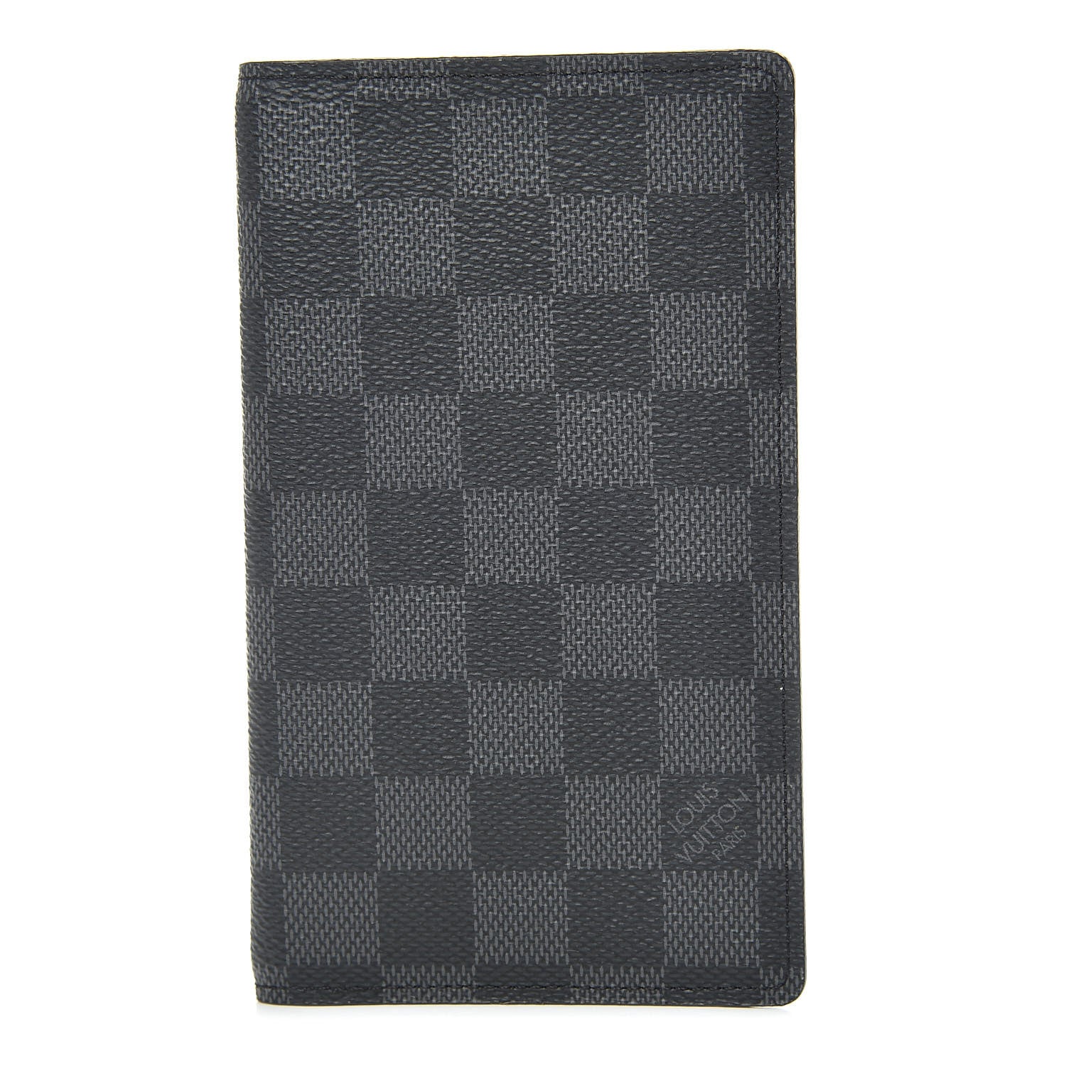 Louis Vuitton Damier Graphite Checkbook Cover Wallet 1 of 8