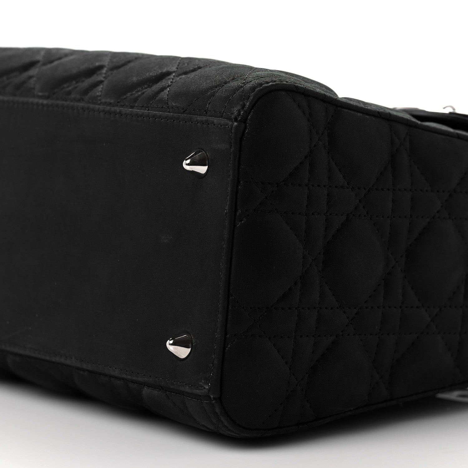 Christian Dior Satin Cannage Medium Lady Dior Black 9 of 10