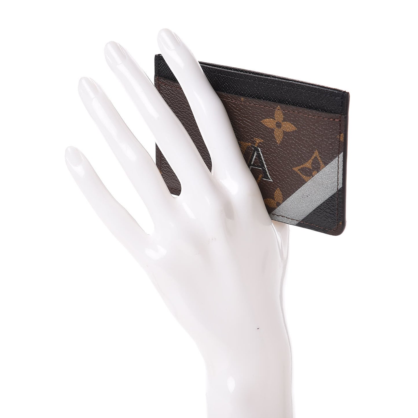 Monogram My LV Heritage Card Holder Black Gris