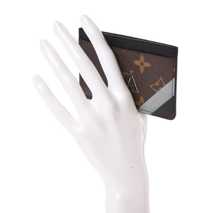 Louis Vuitton Monogram My LV Heritage Card Holder Black Gris 2 of 6