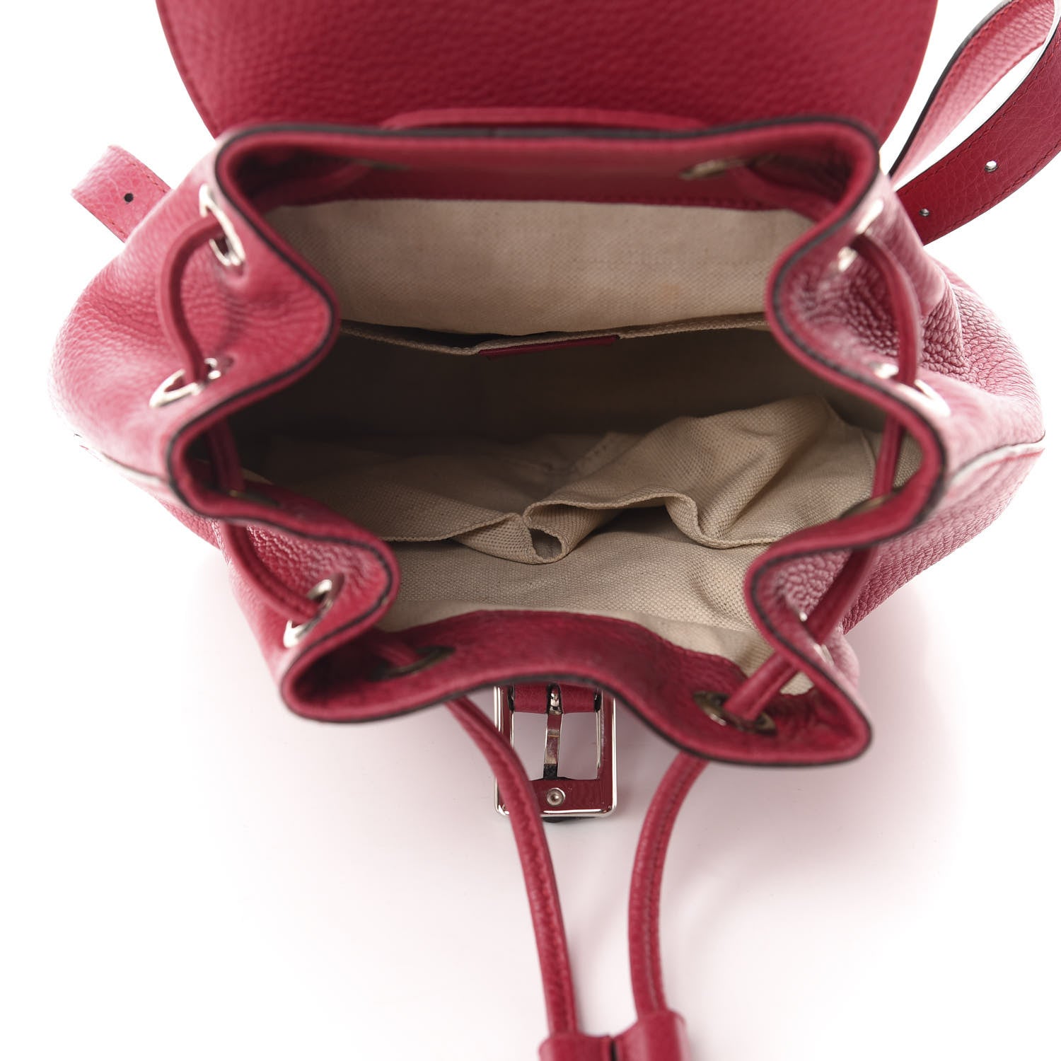 Gucci Cellarius Calfskin Small Bamboo Backpack Petunia 4 of 9