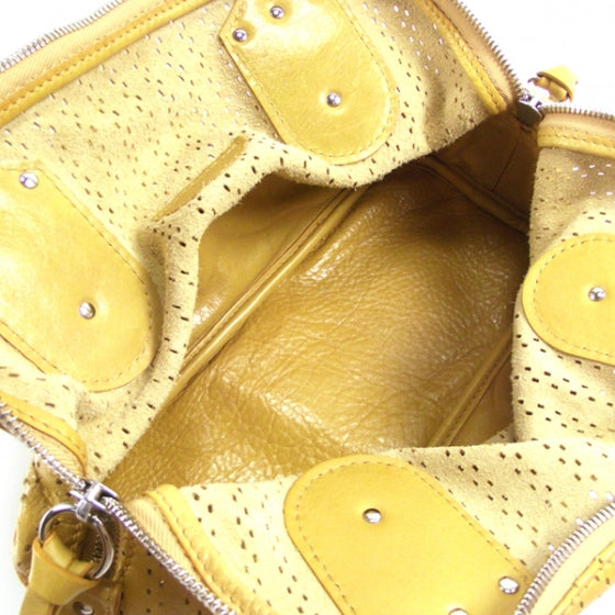 Leather Kerala Tote Yellow