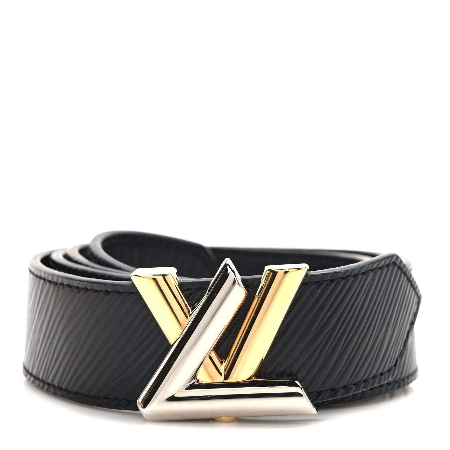 Louis Vuitton Epi 30mm LV Twist Belt 85 34 Black 1 of 6