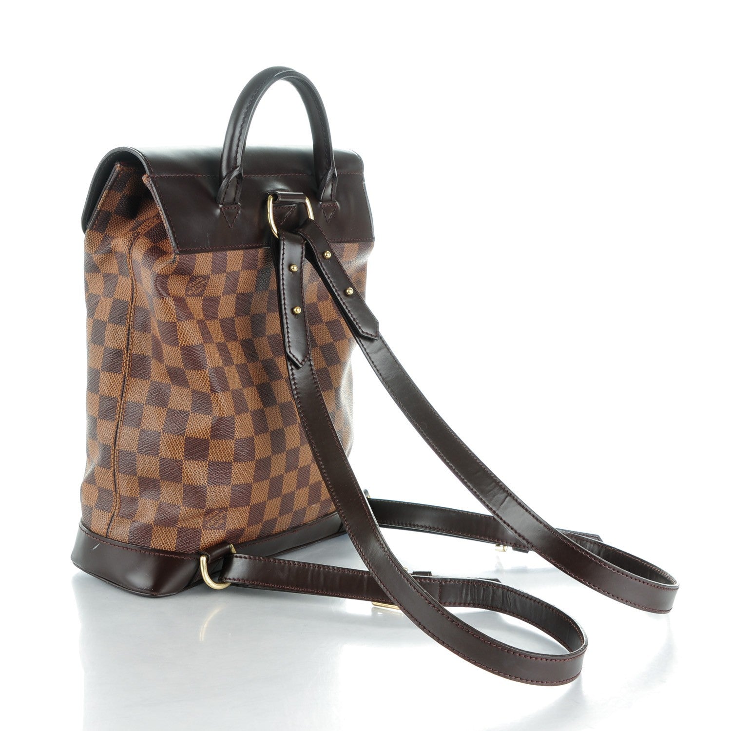 Louis Vuitton Damier Ebene Soho Backpack 3 of 10
