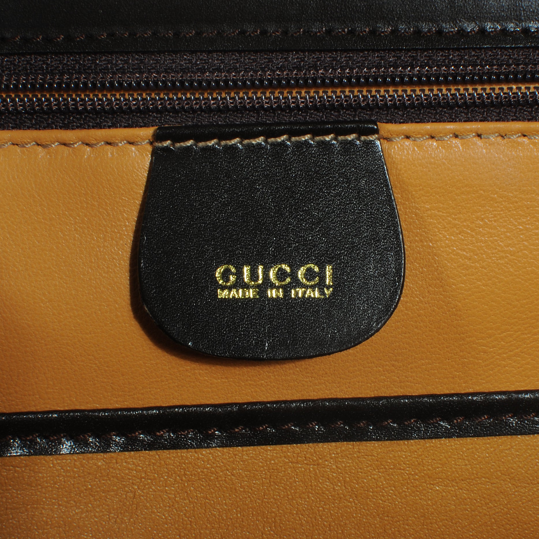 Gucci Leather Bamboo Top Handle Bag Black 5 of 7