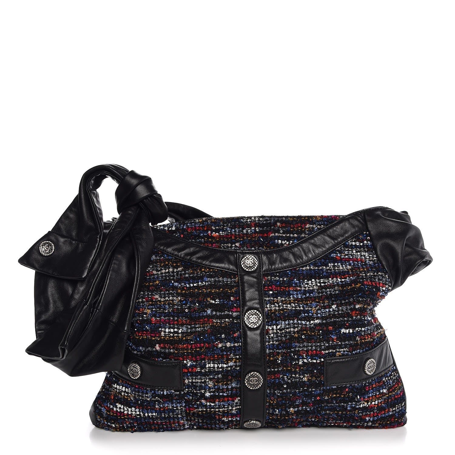 Chanel Lambskin Tweed Small Girl Bag Multicolor Black 1 of 7