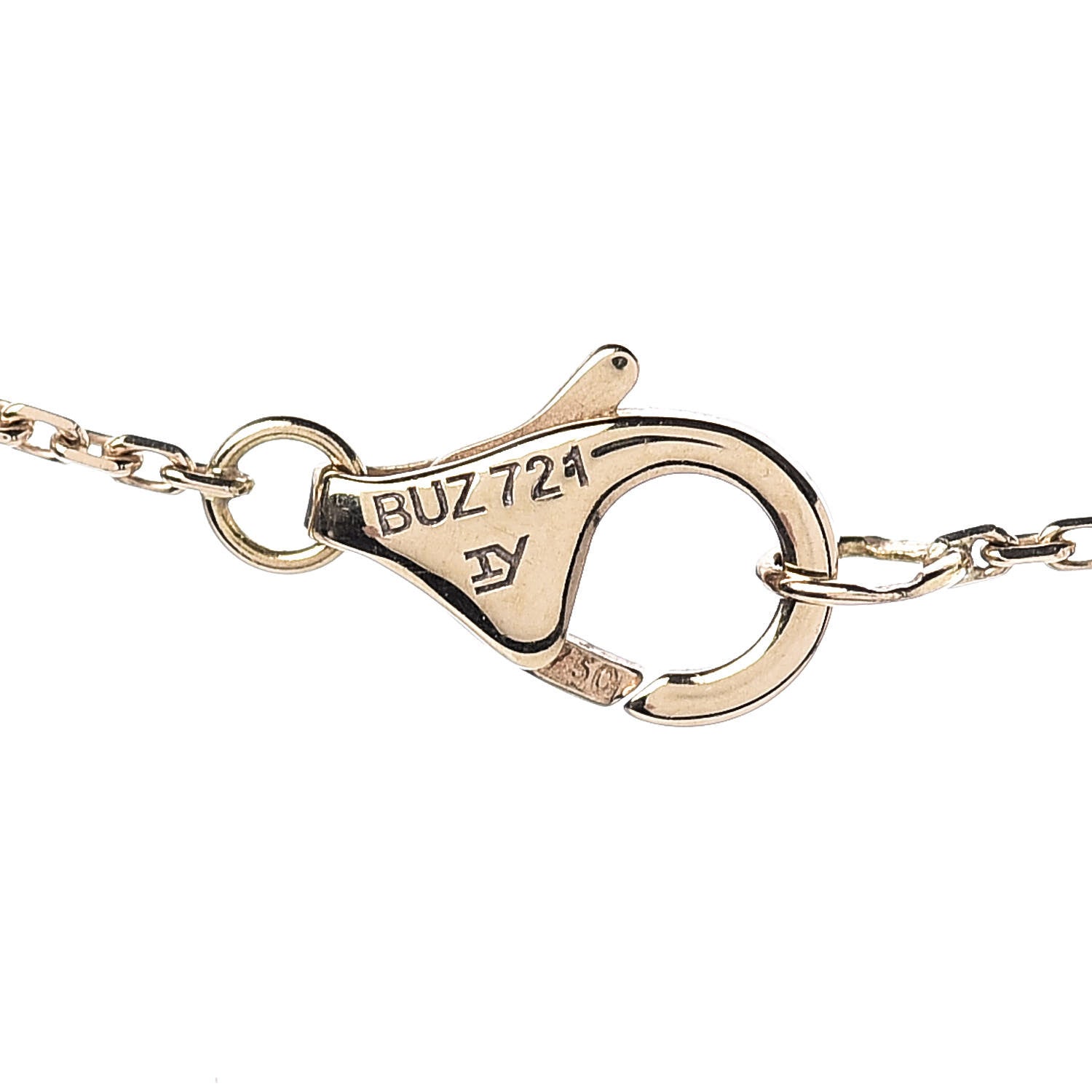 Cartier 18K Yellow Gold Diamond Chrysoprase XS Amulette de Cartier Pendant Necklace 6 of 6