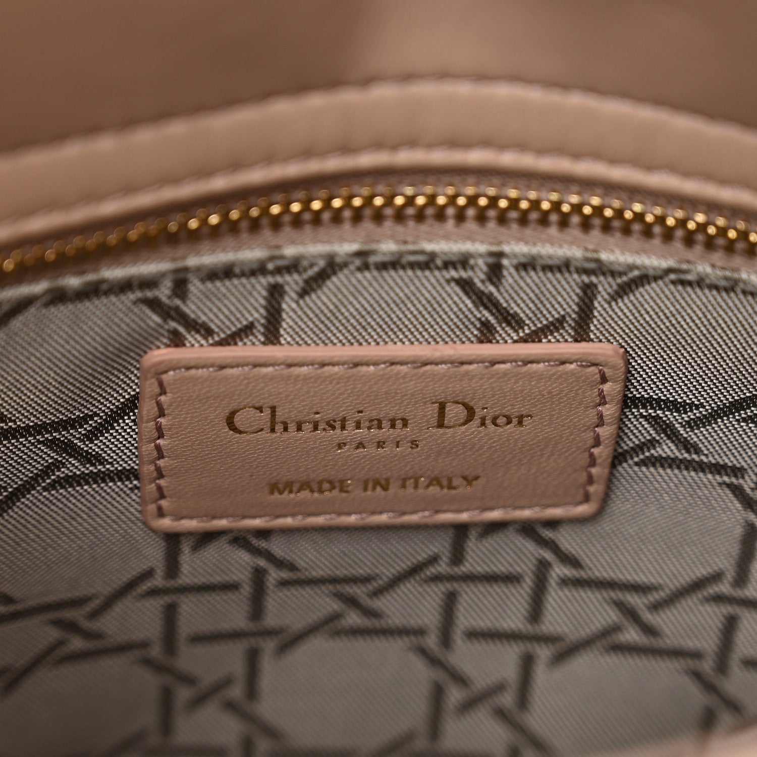 Christian Dior Lambskin Cannage Small My ABC Dior Lady Dior Blush 7 of 9
