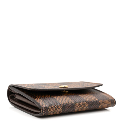 Louis Vuitton Damier Ebene Porte-Monnaie Plat Coin Purse 4 of 6