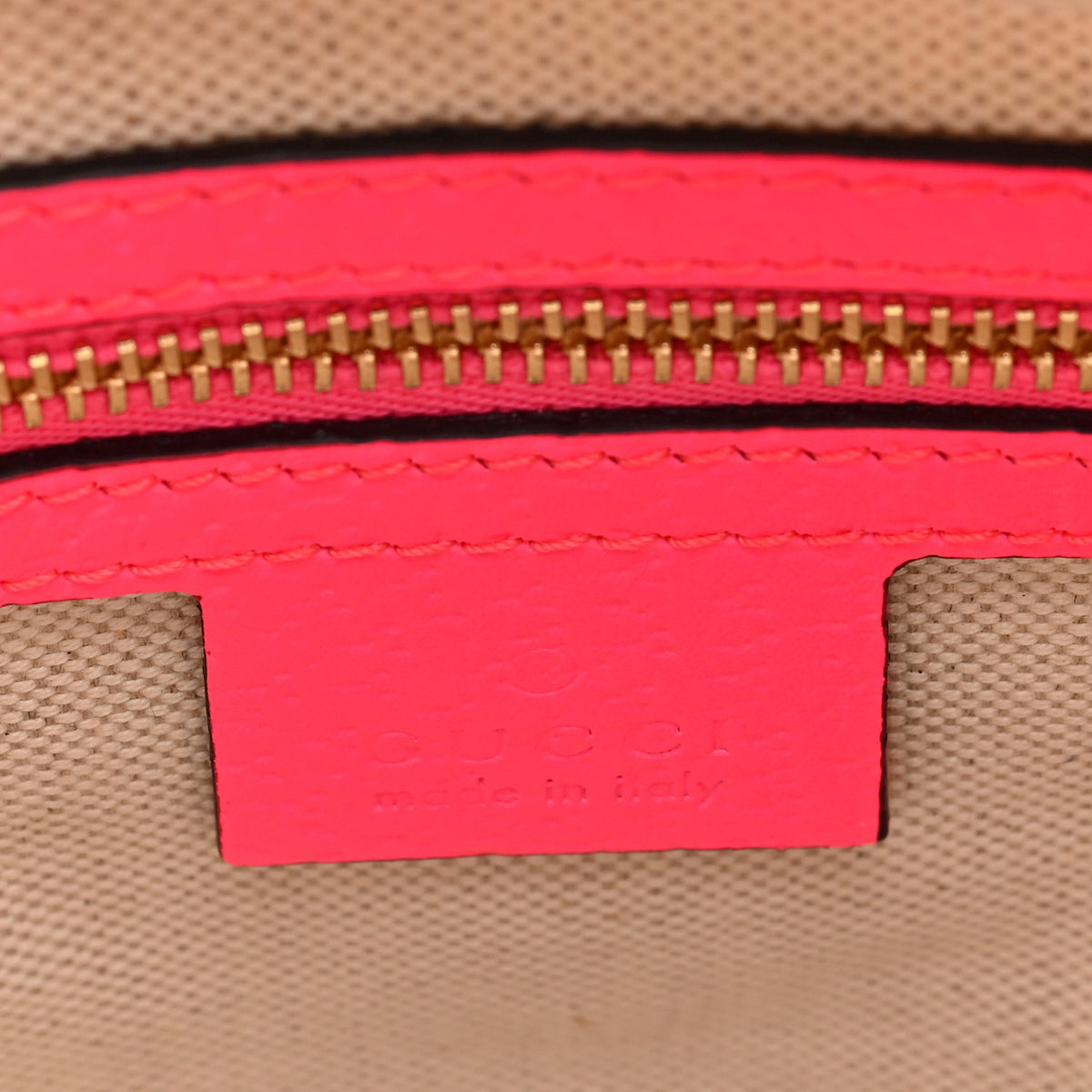 Gucci Canvas Flora Floral Shoulder Bag White Fuchsia Fluo 6 of 9