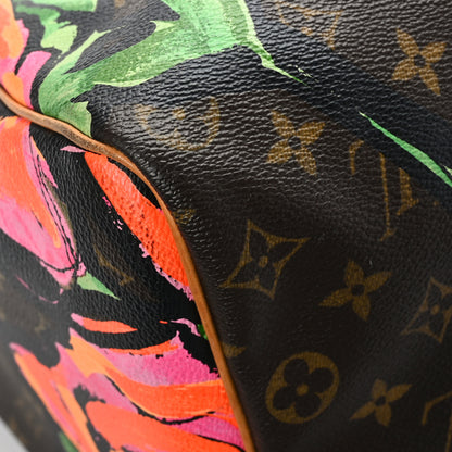 Louis Vuitton Monogram Roses Keepall 50 10 of 11