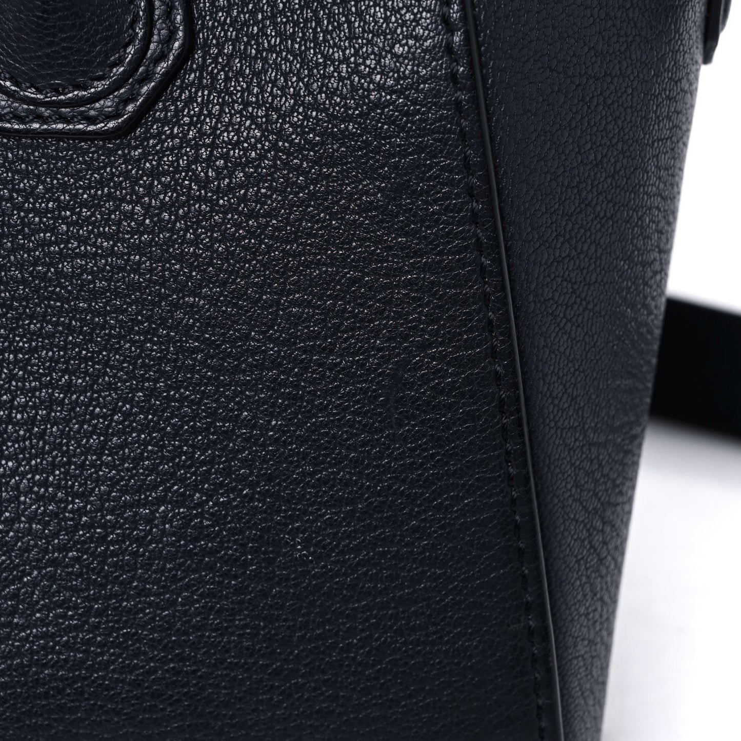 Sugar Goatskin Mini Antigona Navy