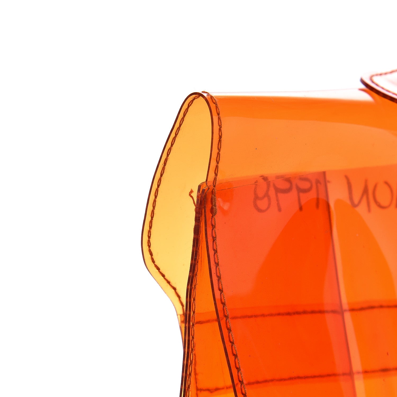 Hermes Vinyl Souvenir De L'Exposition Kelly Orange 9 of 13