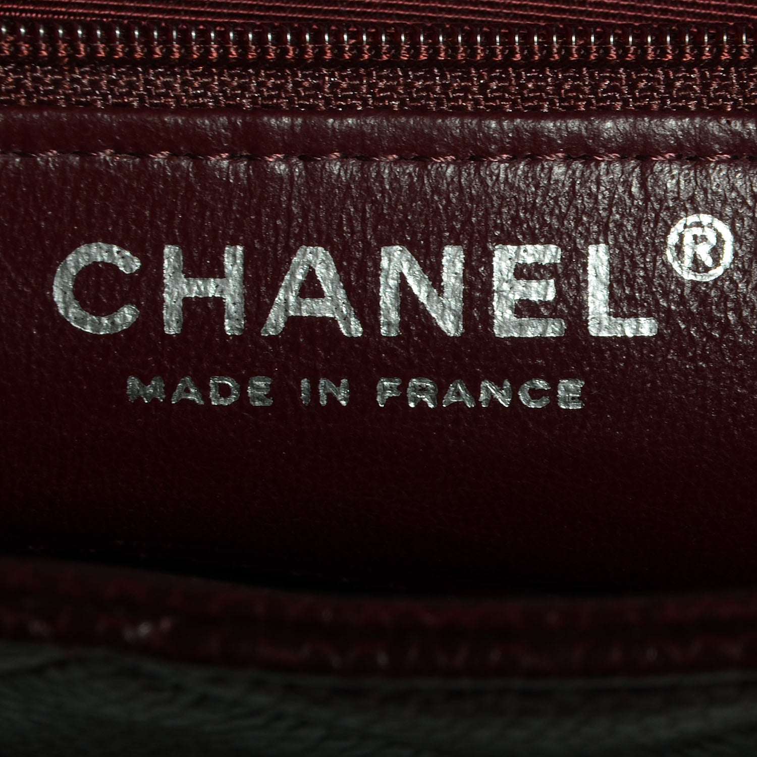 Chanel Caviar Medallion Tote Bordeaux 4 of 8