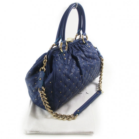 Marc Jacobs Quilted Leather Stardust Stam Blue 3 of 11