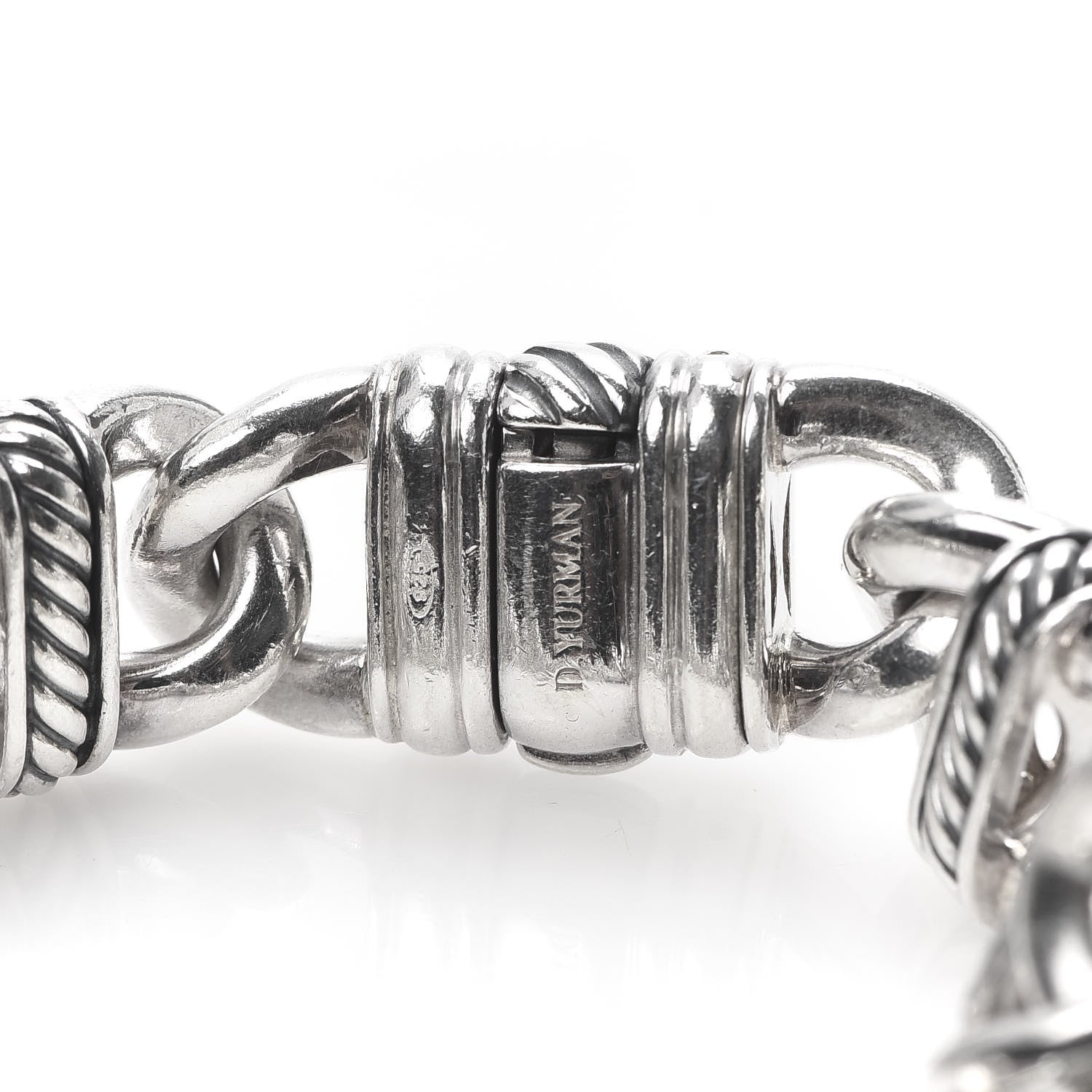 David Yurman Sterling Silver 14mm Madison Curb Cable Link Bracelet 4 of 4
