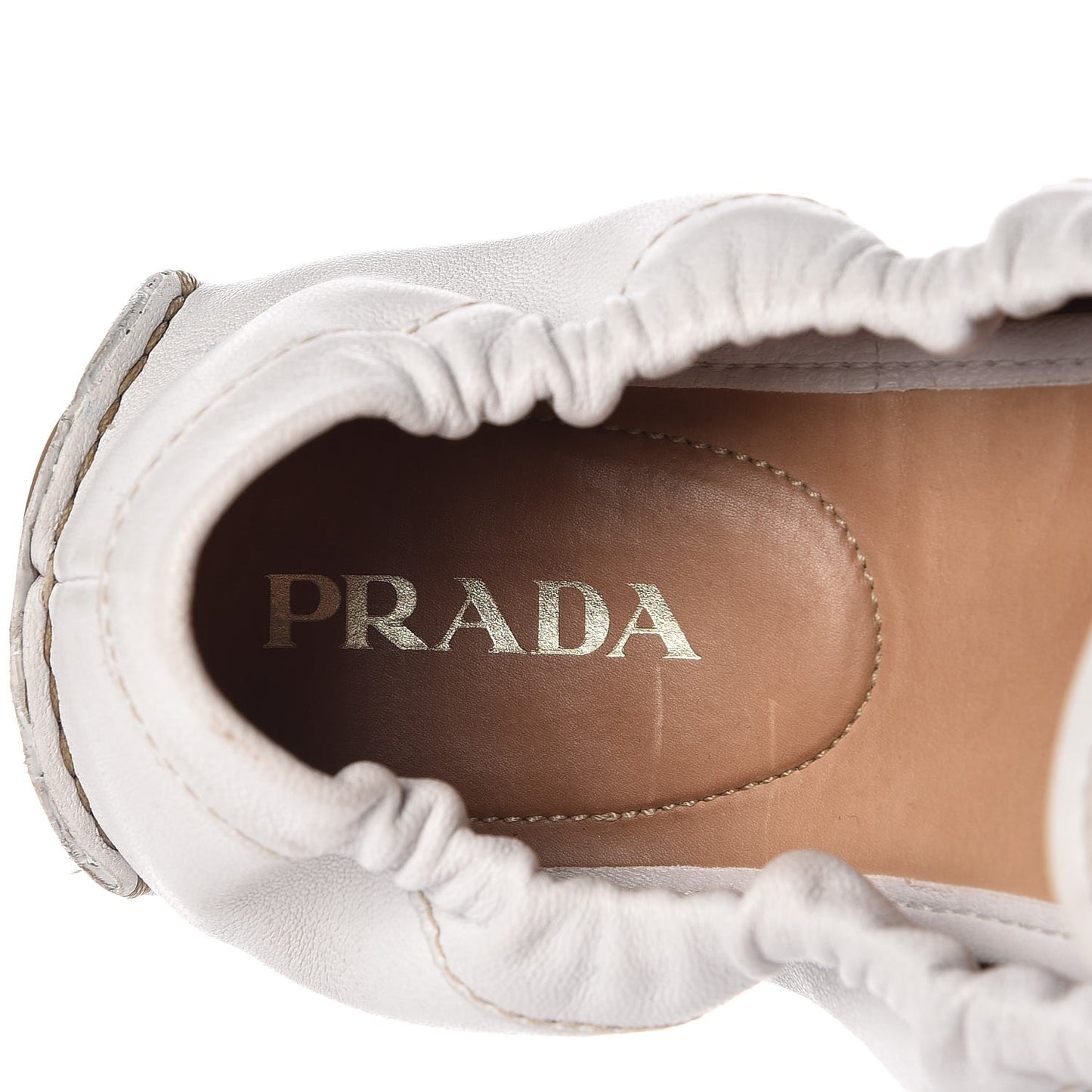 Vitello Daino Logo Loafers 40 Talco