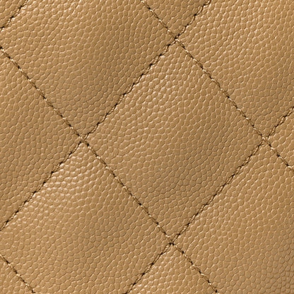Chanel Caviar Quilted Medium Chanel 25 Handbag Dark Beige 9 of 11