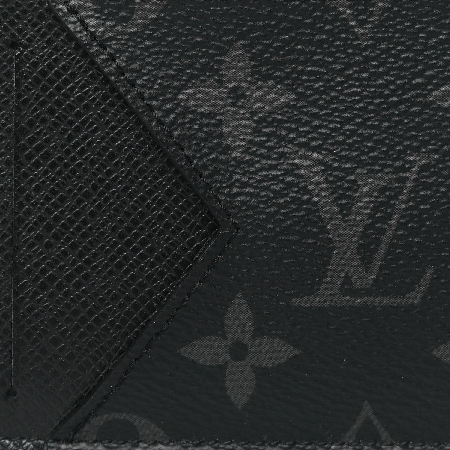 Louis Vuitton Monogram Eclipse Taiga Coin Card Holder 7 of 7