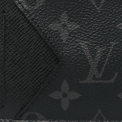 Louis Vuitton Monogram Eclipse Taiga Coin Card Holder 7 of 7
