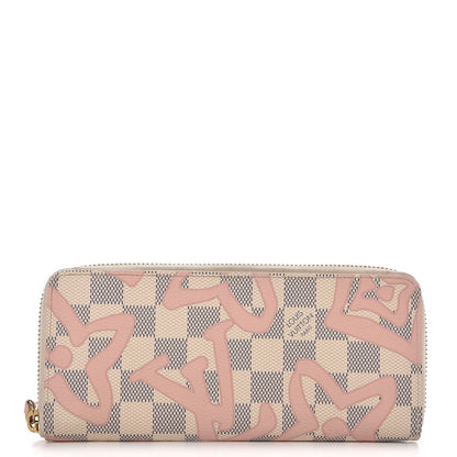 Louis Vuitton Damier Azur Tahitienne Clemence Wallet 1 of 8