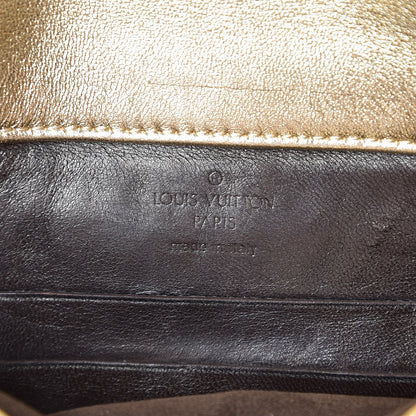 Louis Vuitton Metallic Lambskin SC Slim Clutch Gold 7 of 10