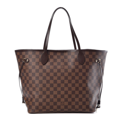 Louis Vuitton Damier Ebene Neo Neverfull MM Rose Ballerine 3 of 14