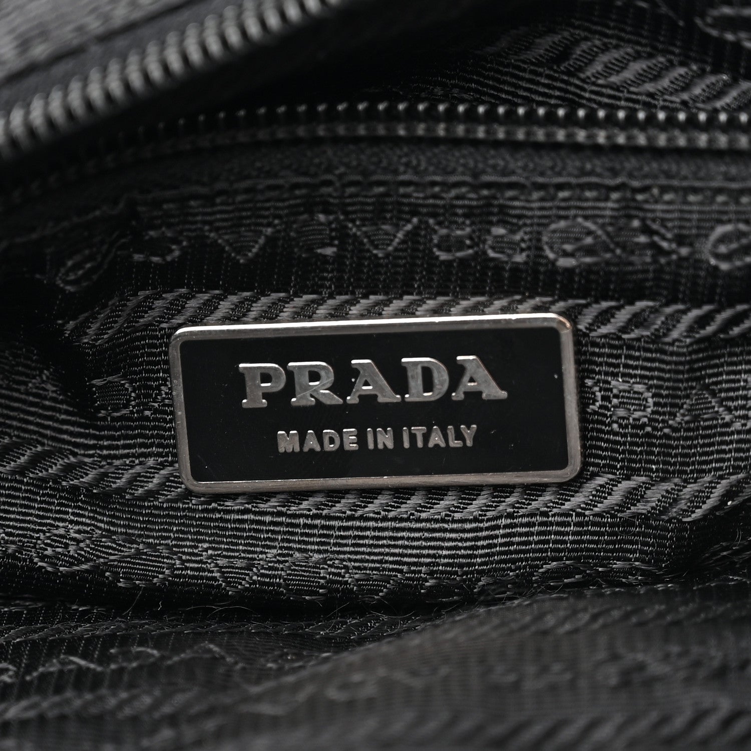 Prada Tessuto Nylon Crossbody Bag Black 6 of 10