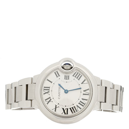 Cartier Stainless Steel 33mm Ballon Bleu De Cartier Quartz Watch 2 of 5