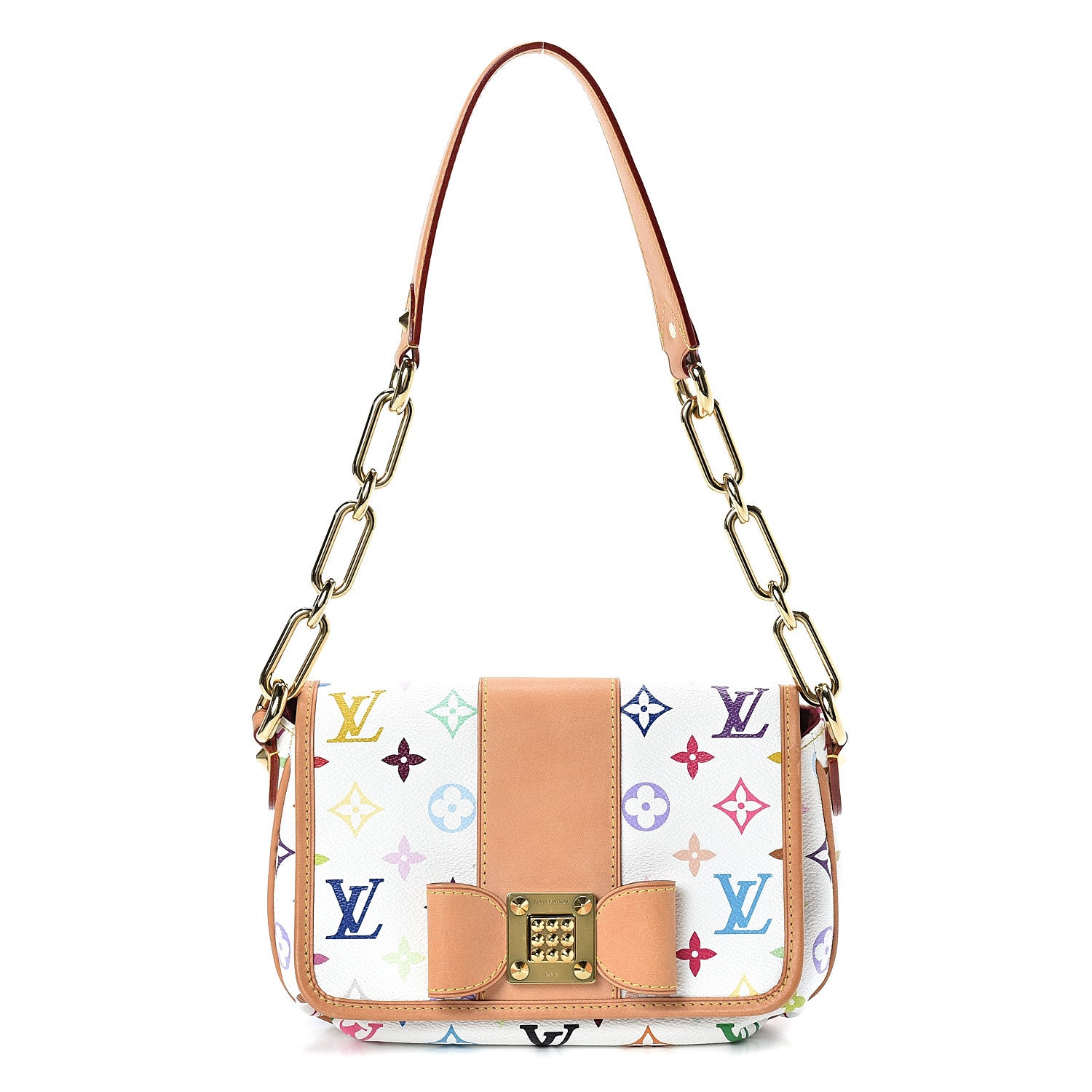 Louis Vuitton Monogram Multicolor Patti White 1 of 16