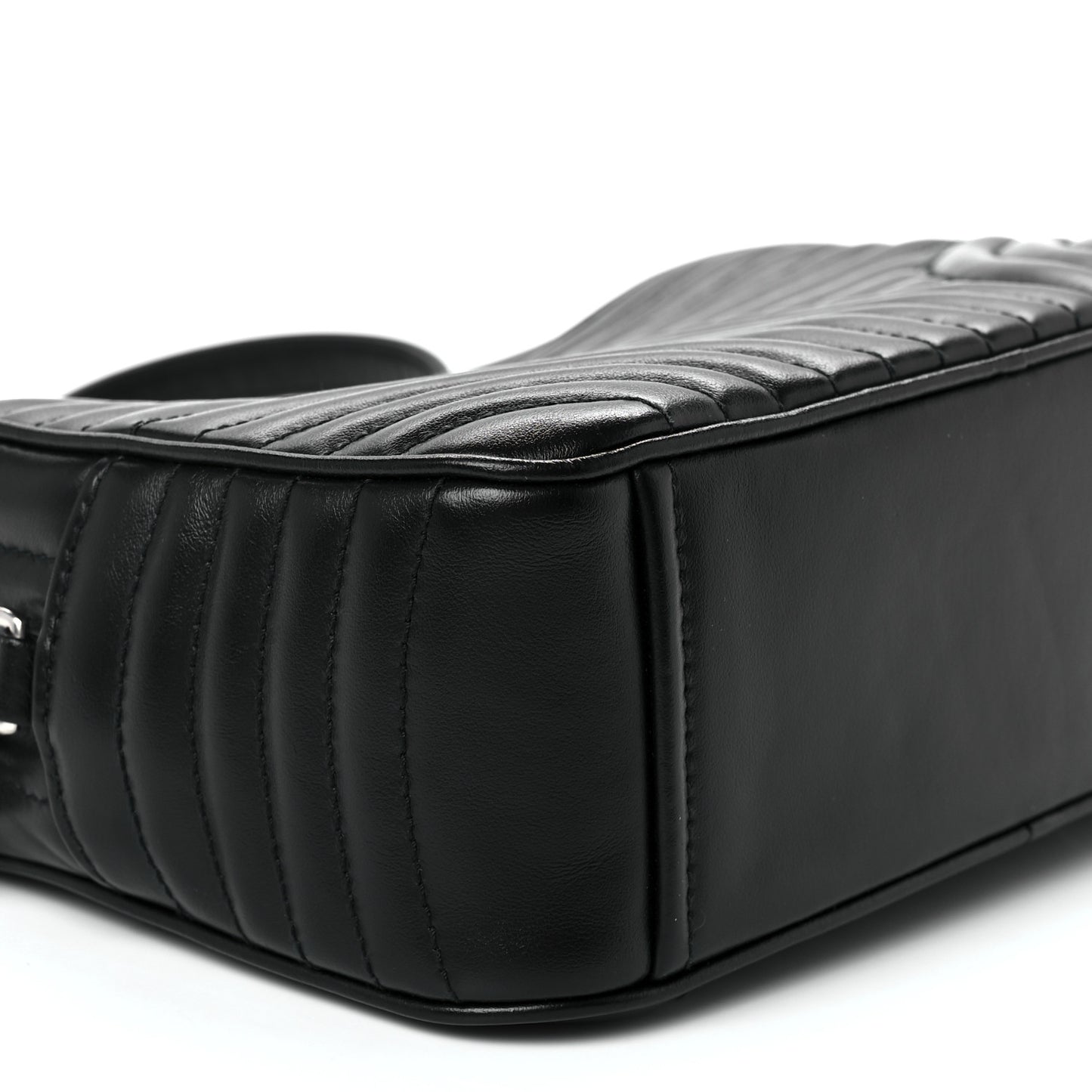 Soft Calfskin Diagramme Camera Bag Black