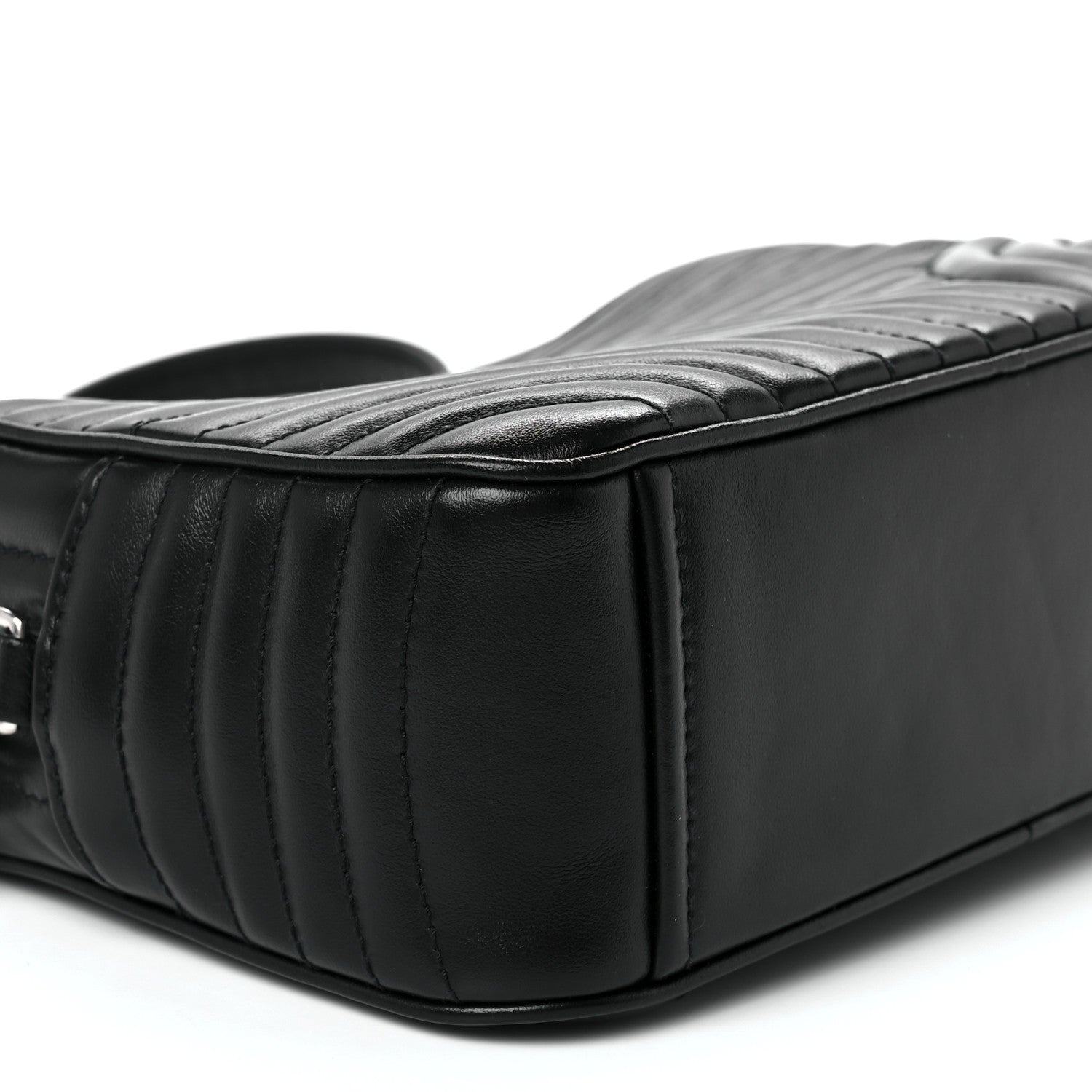 Prada Soft Calfskin Diagramme Camera Bag Black 11 of 12