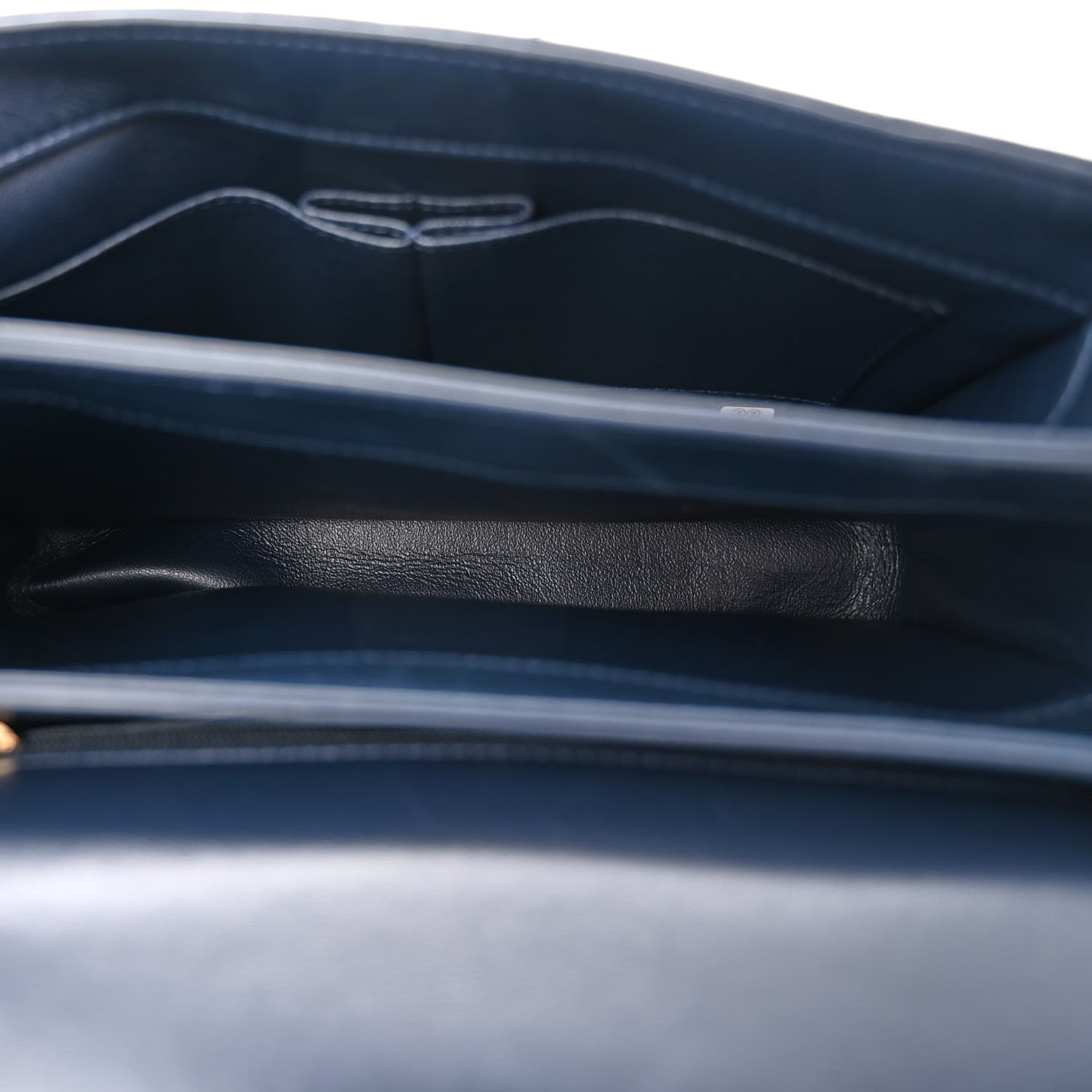 Chanel Lambskin Quilted Small Trendy CC Top Handle Flap Navy 5 of 12