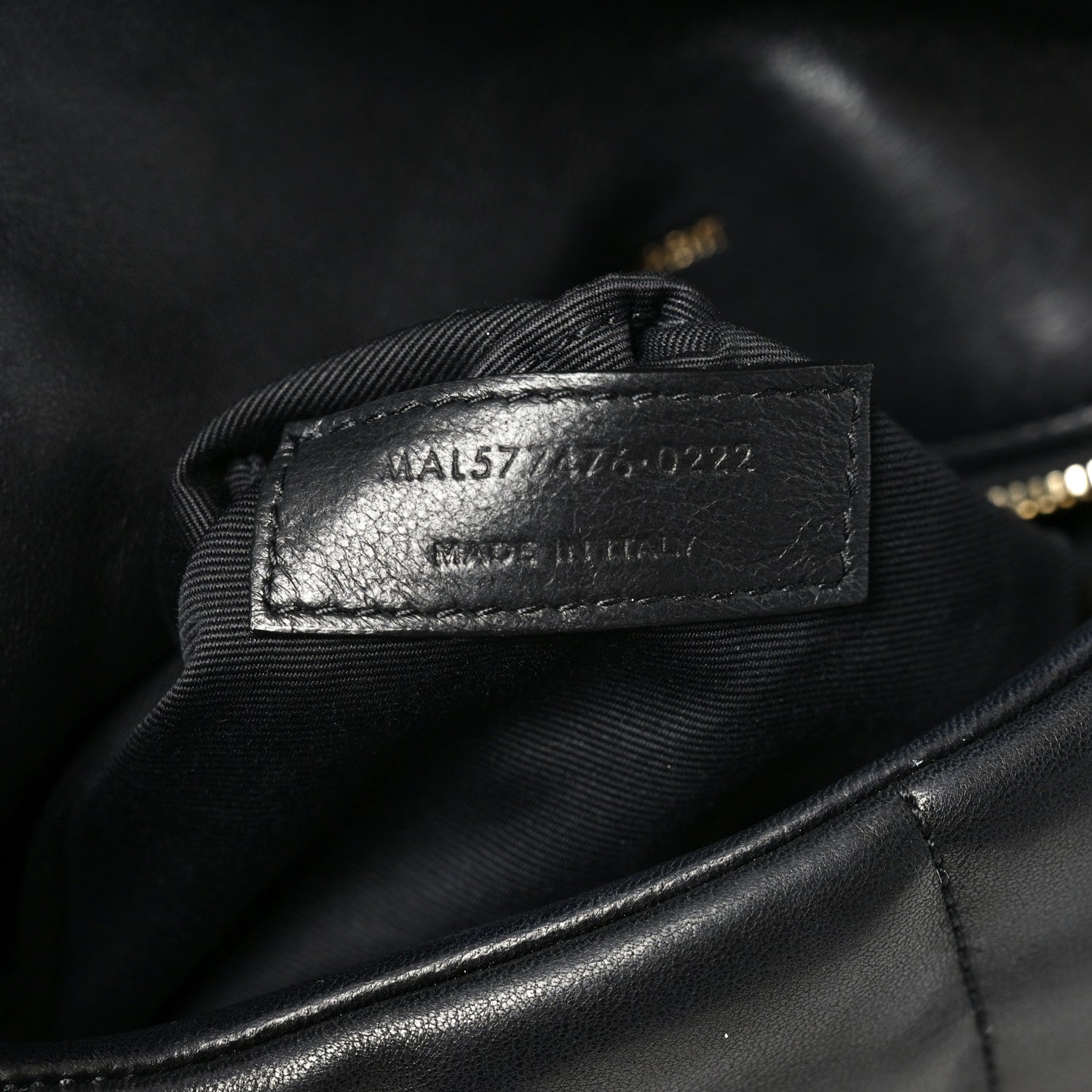 Saint Laurent Lambskin Quilted Small Loulou Puffer Monogram Chain Satchel Black 7 of 11