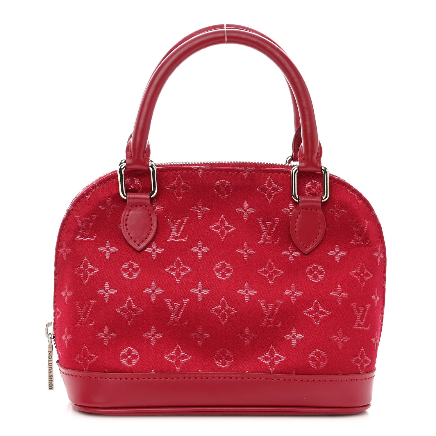 Louis Vuitton Satin Monogram Little Alma Rouge 1 of 9
