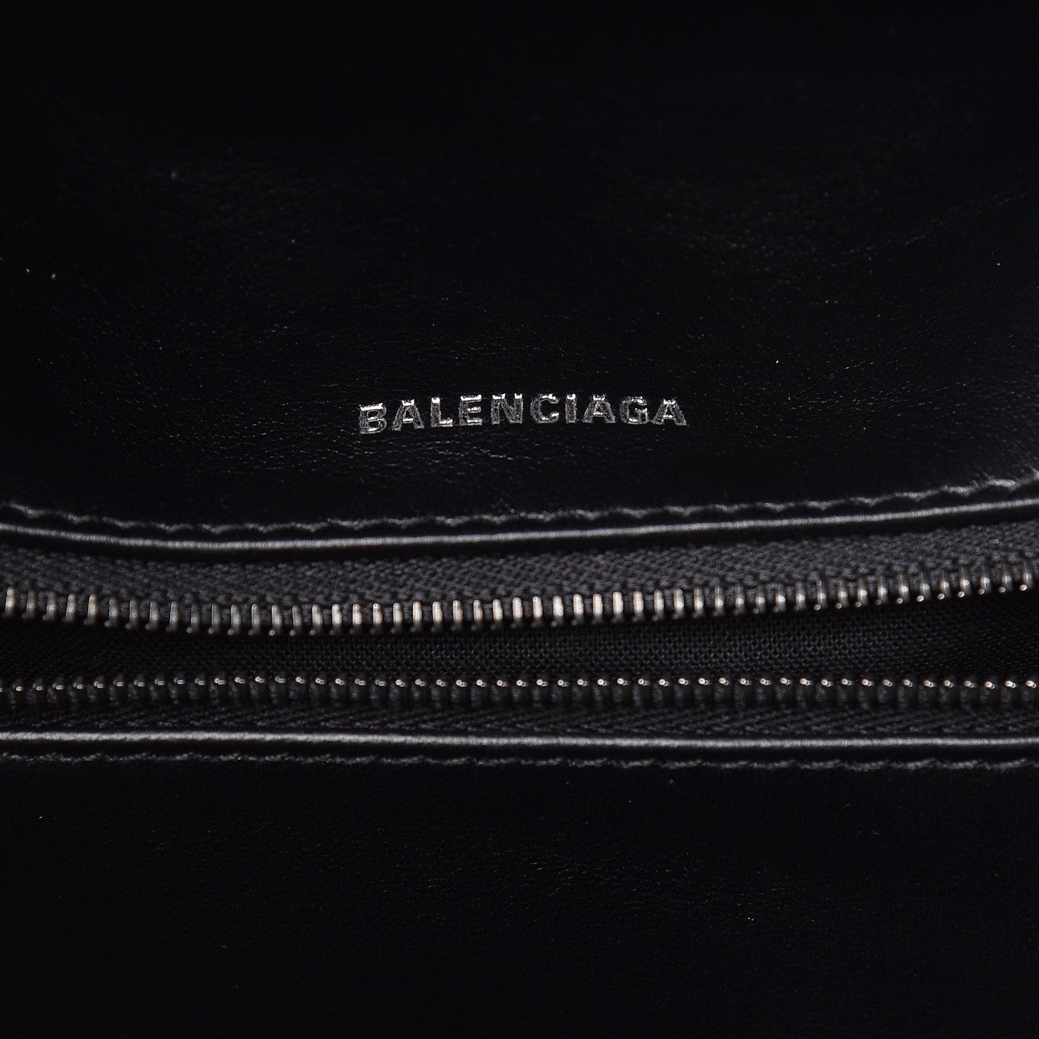 Balenciaga Nappa Calfskin Matelasse Medium B Logo Bag Black 7 of 12
