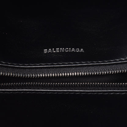 Balenciaga Nappa Calfskin Matelasse Medium B Logo Bag Black 7 of 12