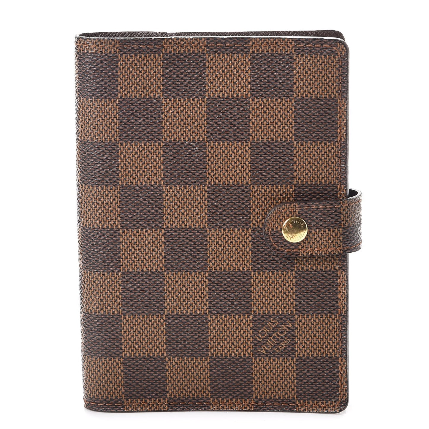 Damier Ebene Small Ring Agenda Cover