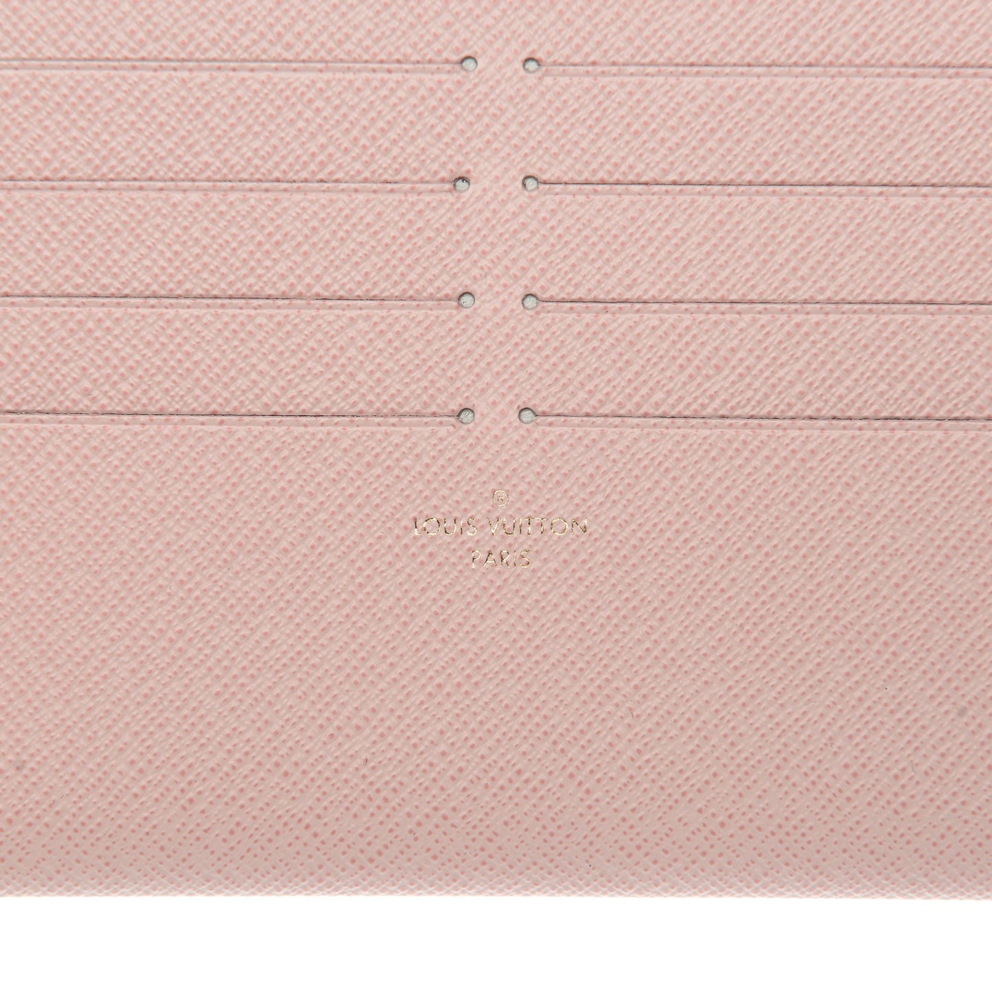 Calfskin Felicie Card Holder Insert Rose Ballerine
