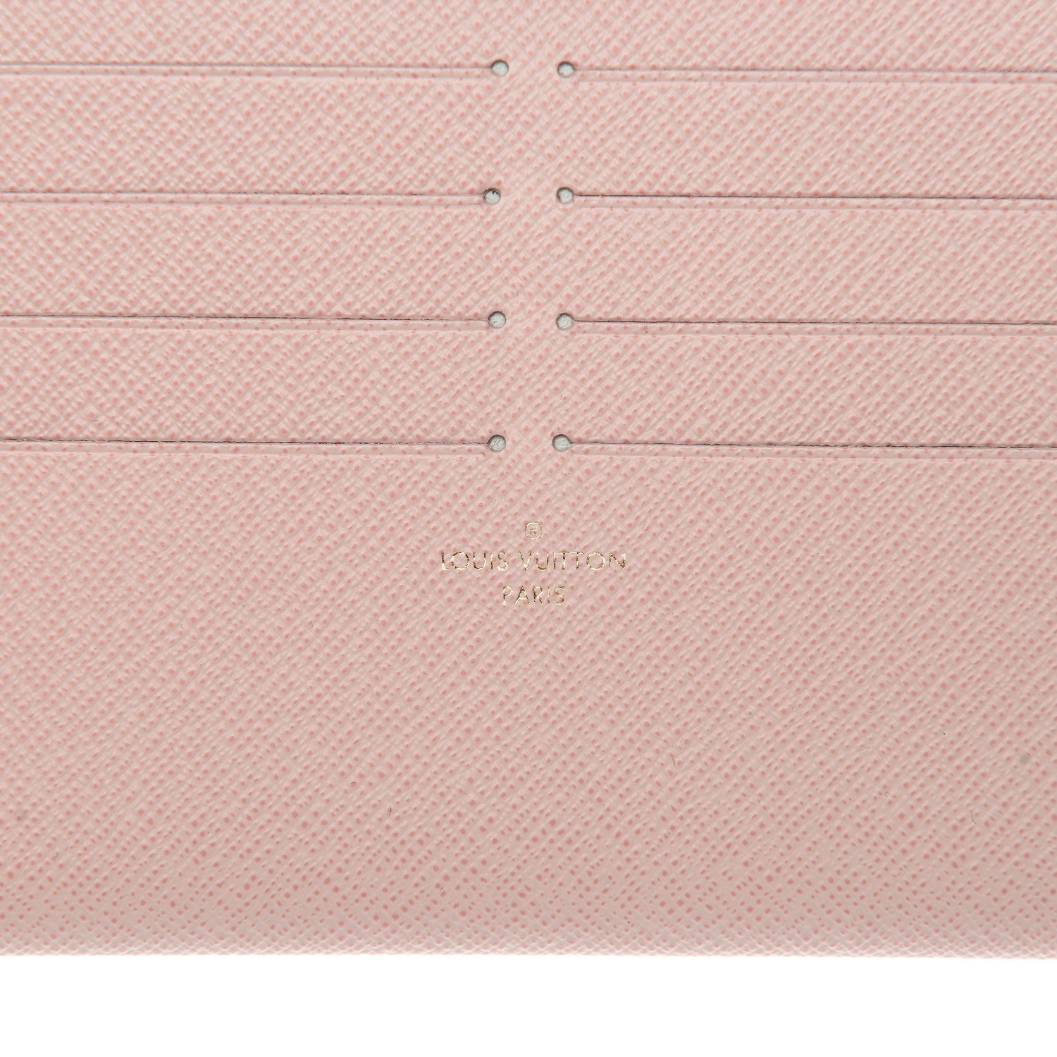 Louis Vuitton Calfskin Felicie Card Holder Insert Rose Ballerine 6 of 6