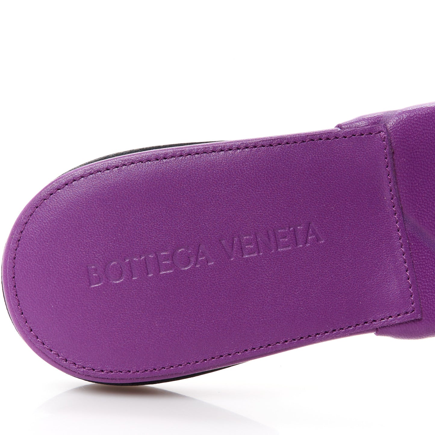 Nappa Quilted Rubber Lido Flat Sandals 36.5 Gumdrop