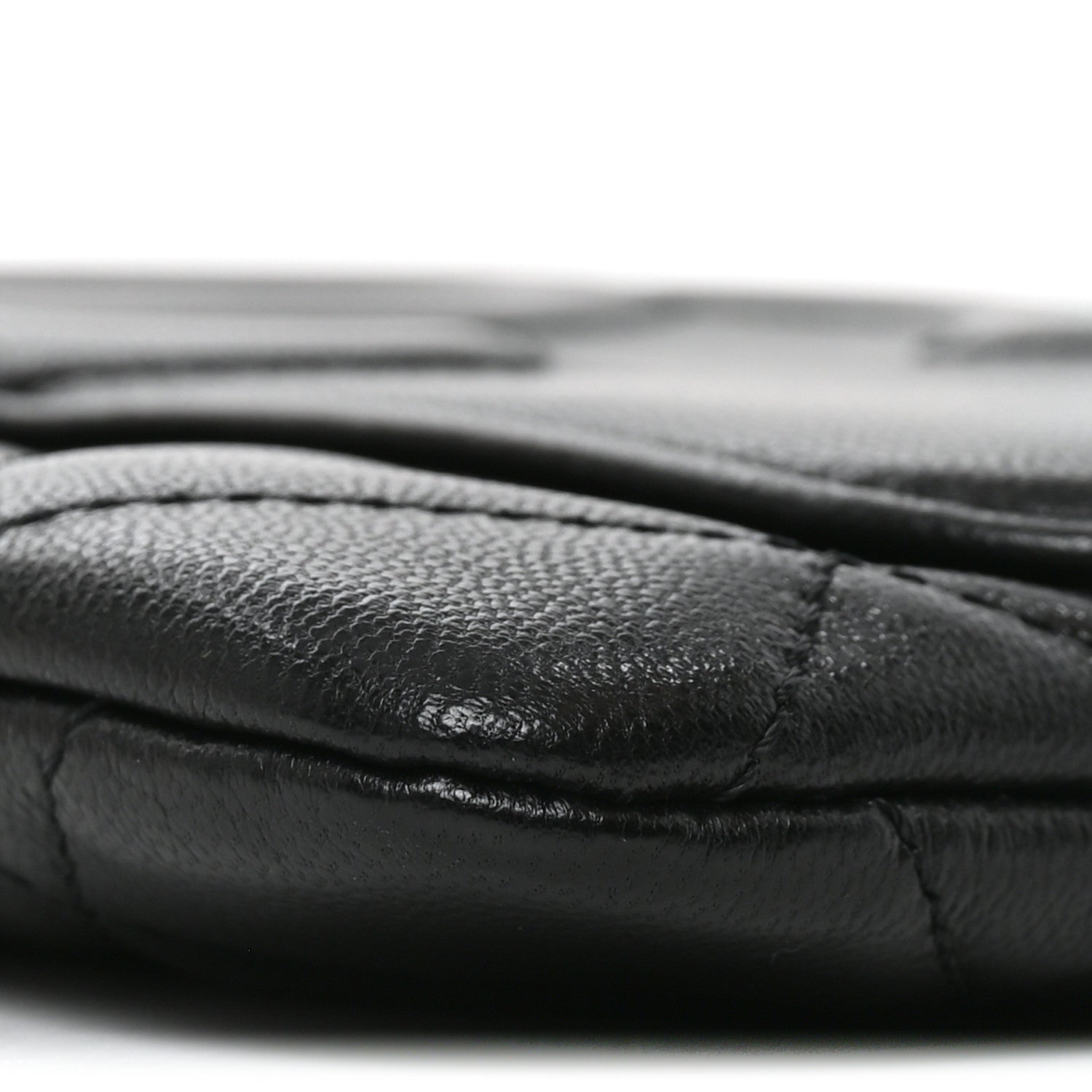 Chanel Goatskin Quilted Timeless CC Clutch Black 10 of 11