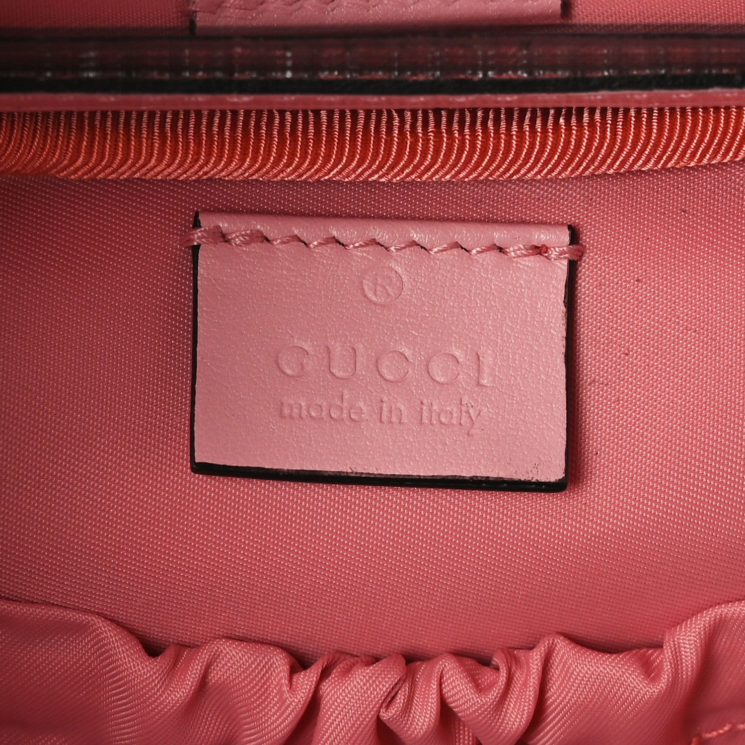 Gucci Calfskin Matelasse GG Marmont Vanity Cosmetic Case Wild Rose 6 of 9