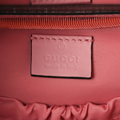 Gucci Calfskin Matelasse GG Marmont Vanity Cosmetic Case Wild Rose 6 of 9