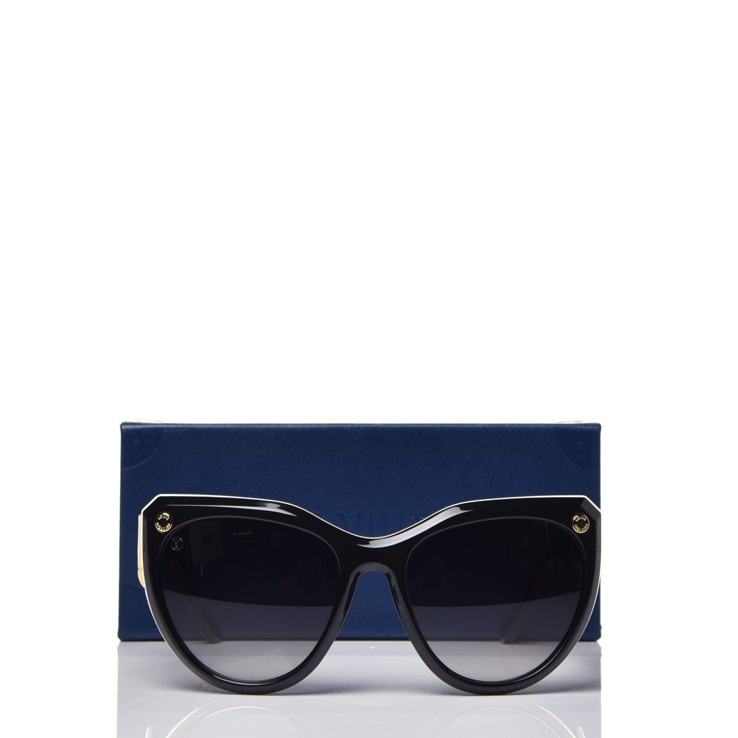 Louis Vuitton Acetate My Fair Lady Sunglasses Z0902W Black 7 of 7