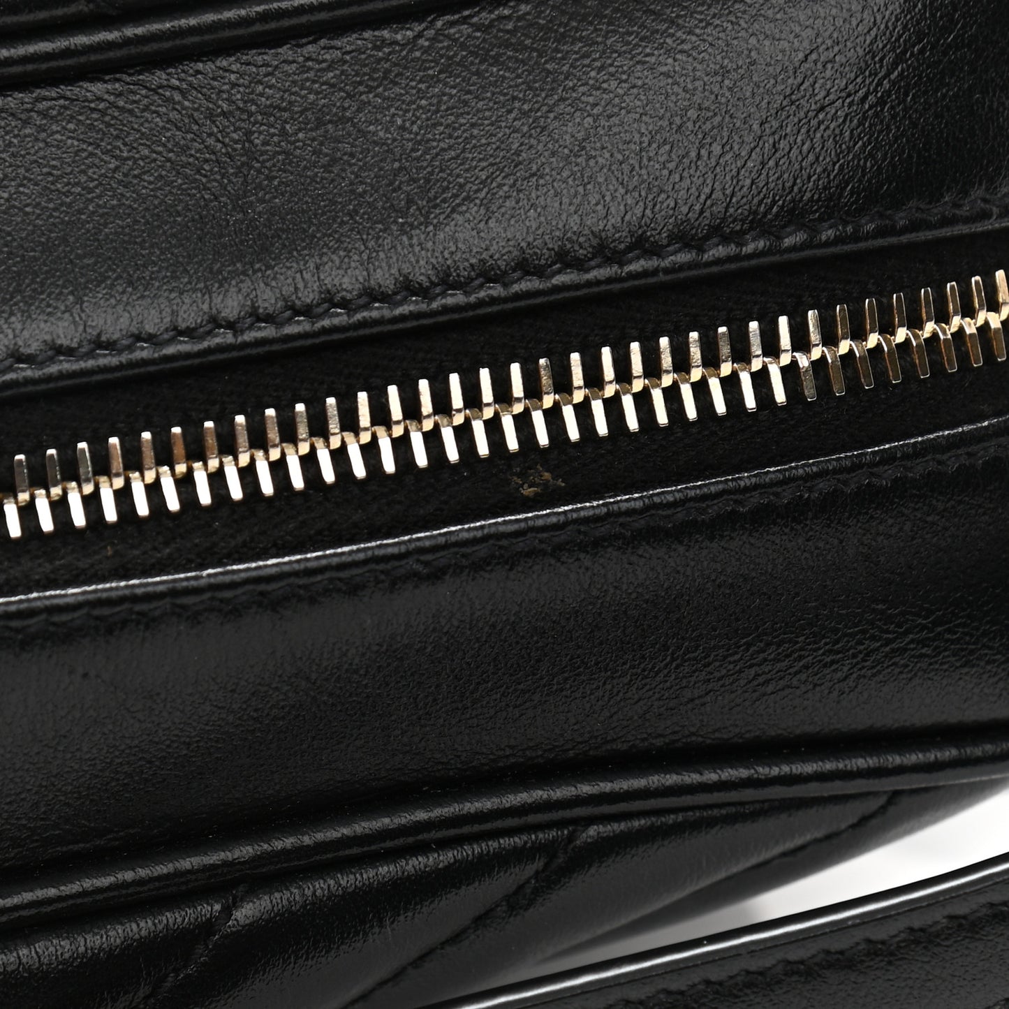 Calfskin Matelasse Monogram Lou Camera Bag Black