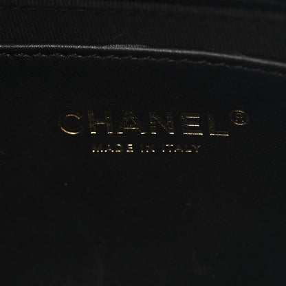 Chanel Metallic Calfskin Pearl Quilted CC Mini Camera Case Ruthenium 6 of 11