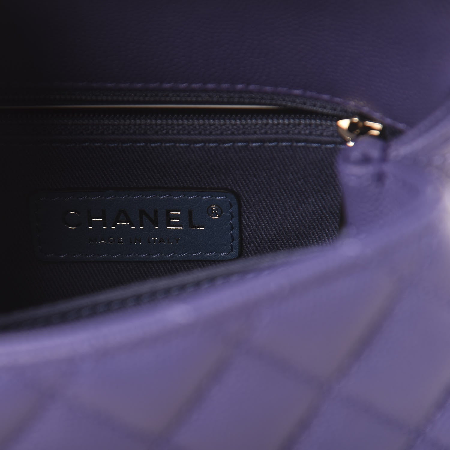 Chanel Caviar Quilted Incognito Extra Mini Coco Handle Flap Blue 7 of 11