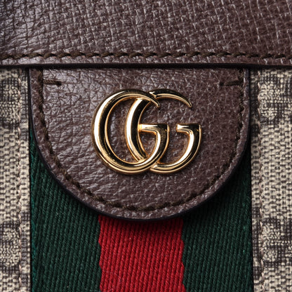 Gucci GG Supreme Monogram Web Medium Ophidia Tote Bag Brown 10 of 11
